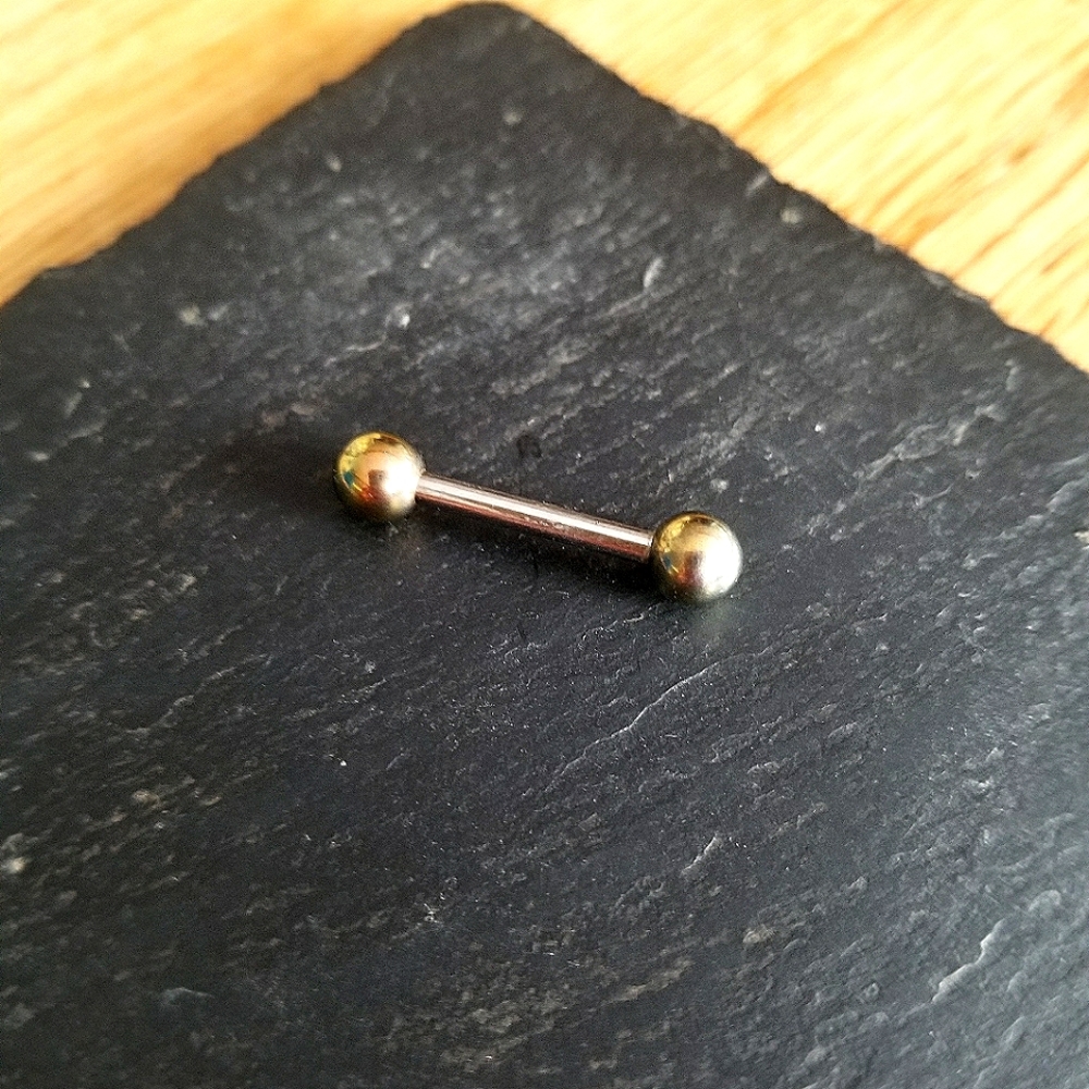 Titanium 12g Piercing Bar